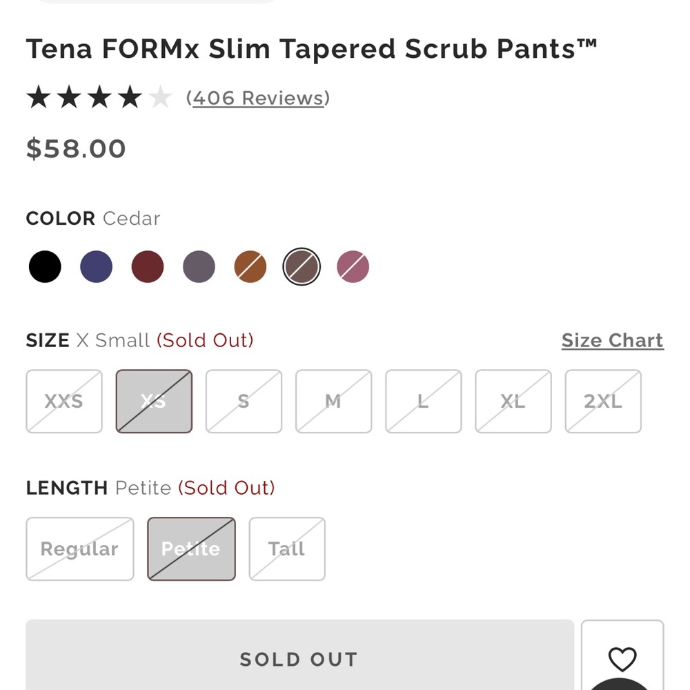 FIGS FORMx SCRUBS Cedar